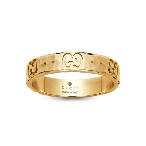 gucci multi.gem.ring|18k Yellow Gold / Black Icon Ring With Gemstones .